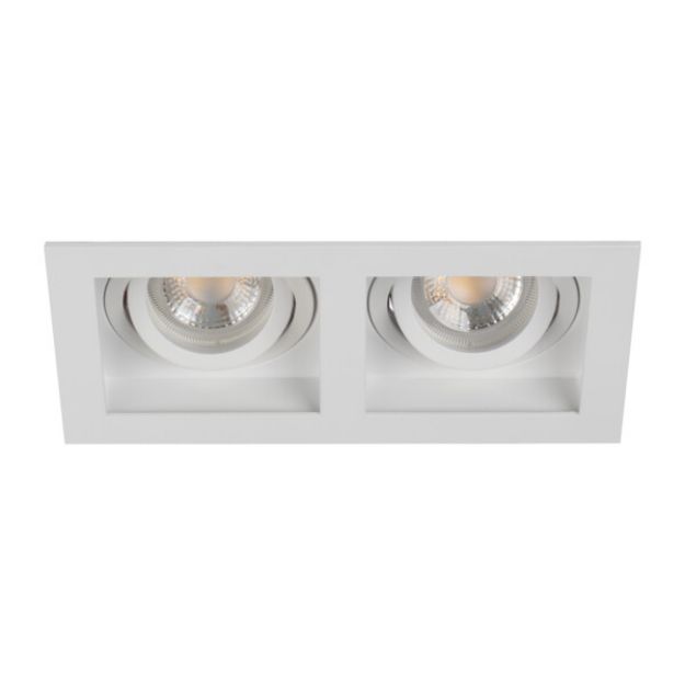 Immagine di ARET FARETTO A INCASSO - BIANCO - FORO 90X170 - DIM 100*185 - 2XGU10 