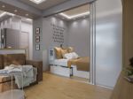 Immagine di ELICEO CIRCOLARE - FARETTO A INCASSO FISSO - BIANCO ORO - DIM 96*25 - FORO 68 MM 