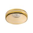 Immagine di ELICEO CIRCOLARE - FARETTO A INCASSO FISSO - ORO  - DIM 96*25 - FORO 68 MM  