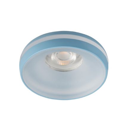 Immagine di ELICEO CIRCOLARE - FARETTO A INCASSO FISSO - BLU - DIM 96*25 - FORO 68 MM