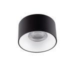 Immagine di MINI RITI CIRCOLARE - FARETTO A INCASSO FISSO - NERO/BIANCO - IP20 -  DIM 85 - FORO  Ø68-71