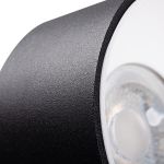 Immagine di MINI RITI CIRCOLARE - FARETTO A INCASSO FISSO - NERO/BIANCO - IP20 -  DIM 85 - FORO  Ø68-71