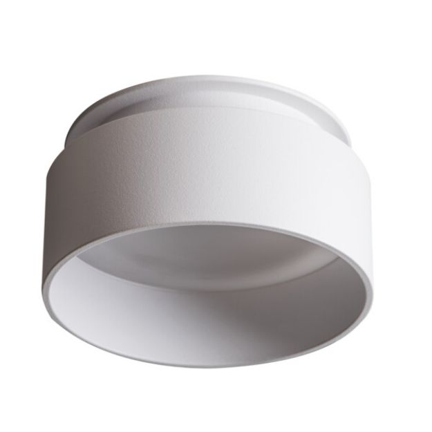 Immagine di GOVIK CIRCOLARE - FARETTO A INCASSO FISSO - BIANCO - IP20 - DIM 80 - FORO 67 MM