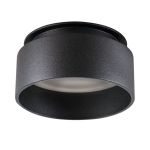 Immagine di GOVIK CIRCOLARE - FARETTO A INCASSO FISSO - NERO - IP20 - DIM 80 - FORO 67 MM