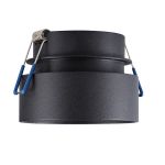 Immagine di GOVIK CIRCOLARE - FARETTO A INCASSO FISSO - NERO - IP20 - DIM 80 - FORO 67 MM