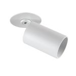 Immagine di CHIRO CIRCOLARE - FARETTO A INCASSO ORIENTABILE - 90° - BIANCO - IP20 - DIM 56 - FORO 70 MM 