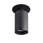 Immagine di CHIRO CIRCOLARE - FARETTO A INCASSO ORIENTABILE - 90° - NERO - IP20 - DIM 56 - FORO 70 MM  
