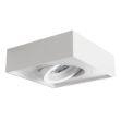 Immagine di MINI GORD QUADRATI - FARETTO A INCASSO ORIENTABILE - 30° - BIANCO - IP20 - DIM 98*98 - FORO 85 MM  