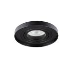 Immagine di TINY BORD CIRCOLARE - FARETTO A INCASSO ORIENTABILE - 30° - NERO - IP20 - DIM 98 - FORO 85 MM- SPORGENZA DAL SOFFITTO DI 10 MM