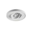 Immagine di TINY BORD CIRCOLARE - FARETTO A INCASSO ORIENTABILE - 30° - BIANCO - IP20 - DIM 98 - FORO 85 MM- SPORGENZA DAL SOFFITTO DI 10 MM 