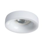 Immagine di ELNIS L CIRCOLARE - FARETTO A INCASSO FISSO - BIANCO - IP20 - DIM 98 - FORO 70 MM- LIEVE SPORGENZA DAL SOFFITTO 25 MM