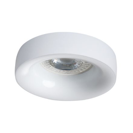 Immagine di ELNIS L CIRCOLARE - FARETTO A INCASSO FISSO - BIANCO - IP20 - DIM 98 - FORO 70 MM- LIEVE SPORGENZA DAL SOFFITTO 25 MM