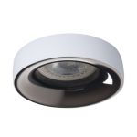 Immagine di ELNIS L CIRCOLARE - FARETTO A INCASSO FISSO - BIANCO/ANTRACITE - IP20 - DIM 98 - FORO 70 MM- LIEVE SPORGENZA DAL SOFFITTO 25 MM 