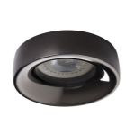 Immagine di ELNIS L CIRCOLARE - FARETTO A INCASSO FISSO - ANTRACITE - IP20 - DIM 98 - FORO 70 MM- LIEVE SPORGENZA DAL SOFFITTO 25 MM
