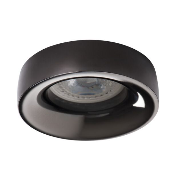 Immagine di ELNIS L CIRCOLARE - FARETTO A INCASSO FISSO - ANTRACITE - IP20 - DIM 98 - FORO 70 MM- LIEVE SPORGENZA DAL SOFFITTO 25 MM