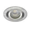 Immagine di SEIDY O - CIRCOLARE - FARETTO A INCASSO ORIENTABILE 30° - ALLUMINIO SPAZZOLATO  - IP20 - DIM 92 - FORO 80 MM 