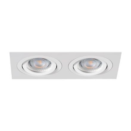 Immagine di SEIDY R - RETTANGOLARE - FARETTO A INCASSO ORIENTABILE 30° - BIANCO OPACO - IP20 - DIM 170*90 - FORO 155*80 MM 