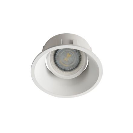 Immagine di IVRI CIRCOLARE - FARETTO A INCASSO ORIENTABILE 30° - BIANCO - IP20 - DIM 92 - FORO 82 MM