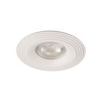 Immagine di LIGLO CIRCOLARE - FARETTO A INCASSO FISSO - BIANCO - IP20 - DIM 97 - FORO 68 MM