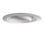 Immagine di COLIE CIRCOLARE - FARETTO A INCASSO  ORIENTABILE 15° - BIANCO OPACO - IP20 - DIM 99 - FORO 75 MM 