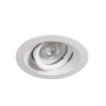 Immagine di COLIE CIRCOLARE - FARETTO A INCASSO  ORIENTABILE 15° - NERO OPACO - IP20 - DIM 99 - FORO 75 MM 
