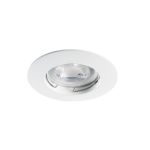 Immagine di LUTO CIRCOLARE - FARETTO A INCASSO  FISSO - BIANCO - IP20 - DIM 85 - FORO 65/75 MM 