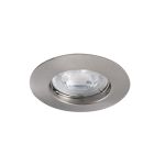 Immagine di LUTO CIRCOLARE - FARETTO A INCASSO  FISSO - CROMATO OPACO - IP20 - DIM 85 - FORO 65/75 MM