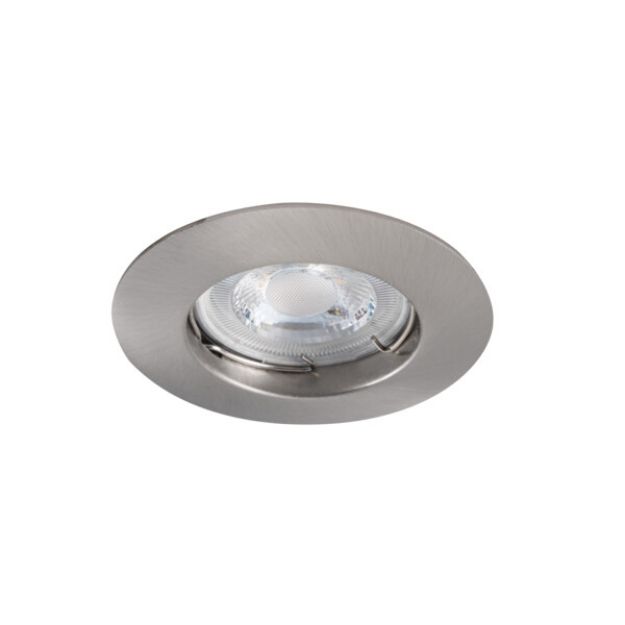 Immagine di LUTO CIRCOLARE - FARETTO A INCASSO  FISSO - CROMATO OPACO - IP20 - DIM 85 - FORO 65/75 MM