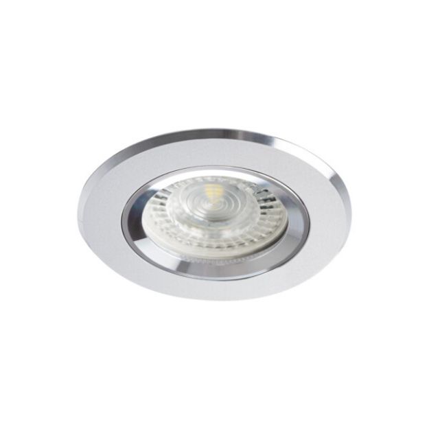 Immagine di RADAN CIRCOLARE - FARETTO A INCASSO  FISSO - ALLUMINIO - IP20 - DIM 79- FORO 60/70 MM