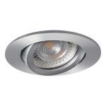 Immagine di EVIT CIRCOLARE - FARETTO A INCASSO  ORIENTABILE 30° - ALLUMINIO - IP20 - DIM 82 - FORO 70/75 MM