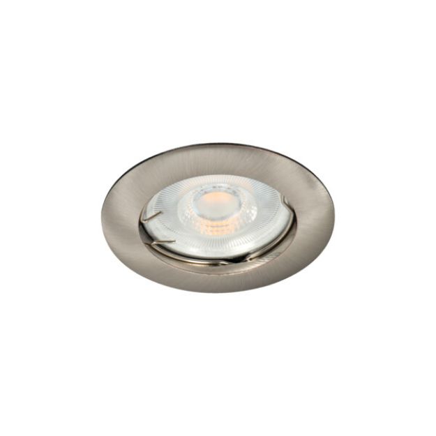 Immagine di VIDI CIRCOLARE - FARETTO A INCASSO  FISSO - CROMO OPACO - IP20 - DIM 79 - FORO 60/75 MM 