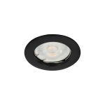 Immagine di VIDI CIRCOLARE - FARETTO A INCASSO  FISSO - NERO OPACO - IP20 - DIM 79 - FORO 60/75 MM 