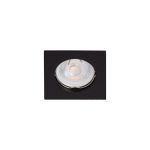 Immagine di NAVI QUADRATO - FARETTO A INCASSO FISSO - NERO OPACO - IP20 - DIM 75 - FORO 60/70 MM