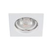 Immagine di ALOR DS QUADRATO - FARETTO A INCASSO FISSO - BIANCO OPACO - IP20 - DIM 76*76 - FORO 60 MM 