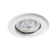 Immagine di ALOR DS CIRCOLARE - FARETTO A INCASSO FISSO - BIANCO OPACO - IP20 - DIM 83 - FORO 60 MM