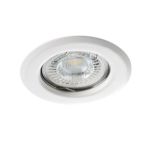 Immagine di ALOR DS CIRCOLARE - FARETTO A INCASSO FISSO - BIANCO OPACO - IP20 - DIM 83 - FORO 60 MM