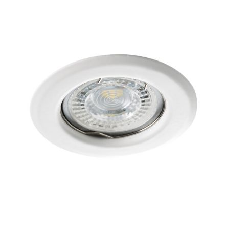 Immagine di ALOR DS CIRCOLARE - FARETTO A INCASSO FISSO - BIANCO OPACO - IP20 - DIM 83 - FORO 60 MM