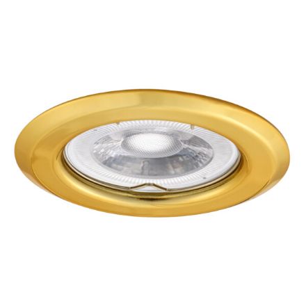 Immagine di ARGUS CIRCOLARE 2114 - FARETTO A INCASSO FISSO - ORO - IP20 - DIM 82 - FORO Ø60-70 