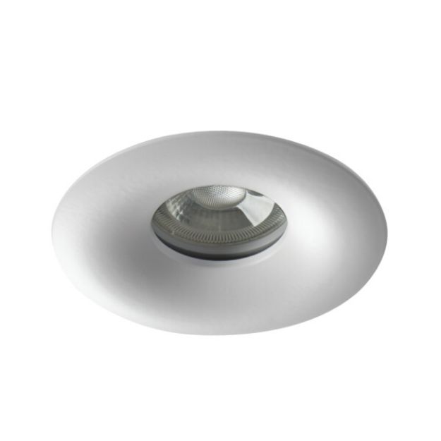 Immagine di DROXY CIRCOLARE - FARETTO A INCASSO FISSO - BIANCO - DIM 99 - FORO Ø68  - IP65/20