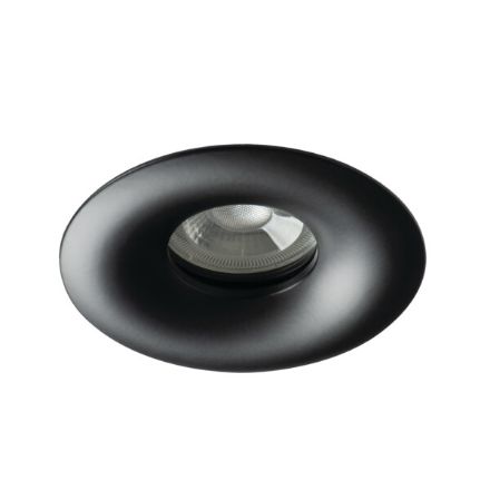 Immagine di DROXY CIRCOLARE - FARETTO A INCASSO FISSO - NERO - DIM 99 - FORO Ø68  - IP65/20
