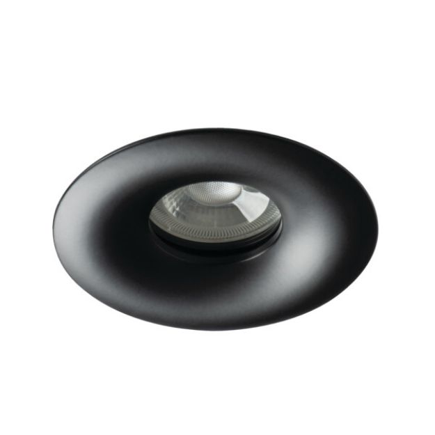 Immagine di DROXY CIRCOLARE - FARETTO A INCASSO FISSO - NERO - DIM 99 - FORO Ø68  - IP65/20