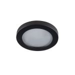 Immagine di FLINI CIRCOLARE - FARETTO A INCASSO FISSO - NERO - DIM 80 - FORO Ø60  - IP44/20