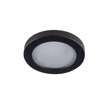 Immagine di FLINI CIRCOLARE - FARETTO A INCASSO FISSO - NERO - DIM 80 - FORO Ø60  - IP44/20