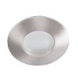 Immagine di QULES CIRCOLARE - FARETTO A INCASSO FISSO - CROMO OPACO - DIM 83 - FORO Ø71-74  - IP44/20 - copia