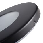 Immagine di MARIN CIRCOLARE - FARETTO A INCASSO FISSO - NERO OPACO - DIM 85- FORO Ø60-62  - IP44/20