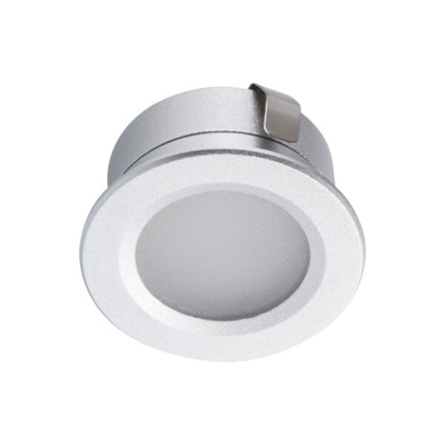 Immagine di IMBER CIRCOLARE - FARETTO PICCOLO A INCASSO FISSO - ALLUMINIO - DIM 30 - FORO Ø 27  - IP65