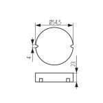 Immagine di Alimentatore CV CIRCO N - LED 12VDC 15W 