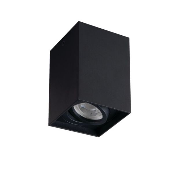 Immagine di PROIETTORE A INCASSO GORD XS - 1XGU10 - 80*80*115 - IP20 - 25°  -  NERO
