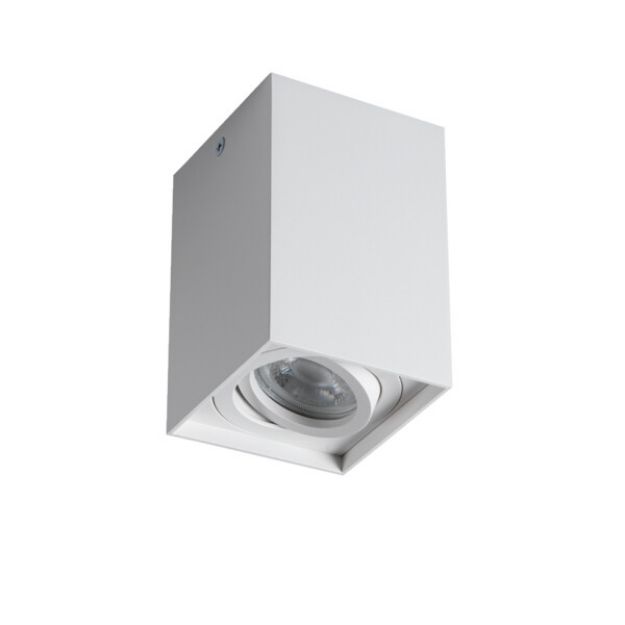 Immagine di PROIETTORE A INCASSO GORD XS - 1XGU10 - 80*80*115 - IP20 - 25°  -  BIANCO