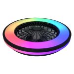Immagine di PLAFONIERA CON VENTILATORE CCT + RGB  CON TELECOMANDO - 150*485 MM - MAX 48W - 150° - IP20